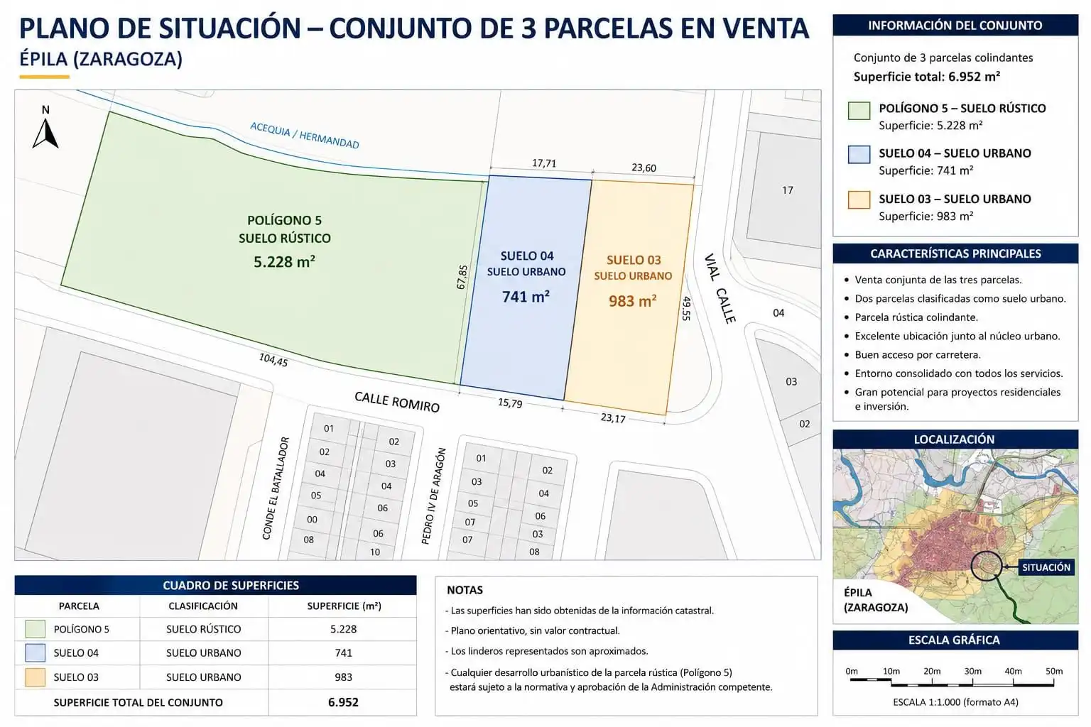 Terrains et parcelles à vendre à Calle Ramiro, imagen 3