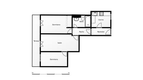 Foto 5 de Piso de alquiler en San Diego,  Madrid Capital