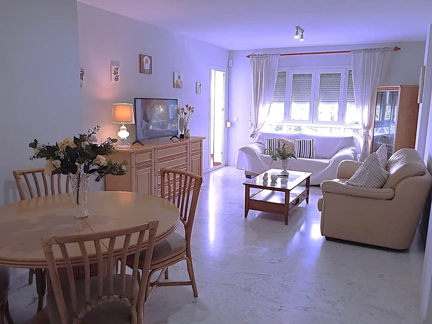 Living room of Flat for sale in Marbella  with Furnished, Oven and Washing machine