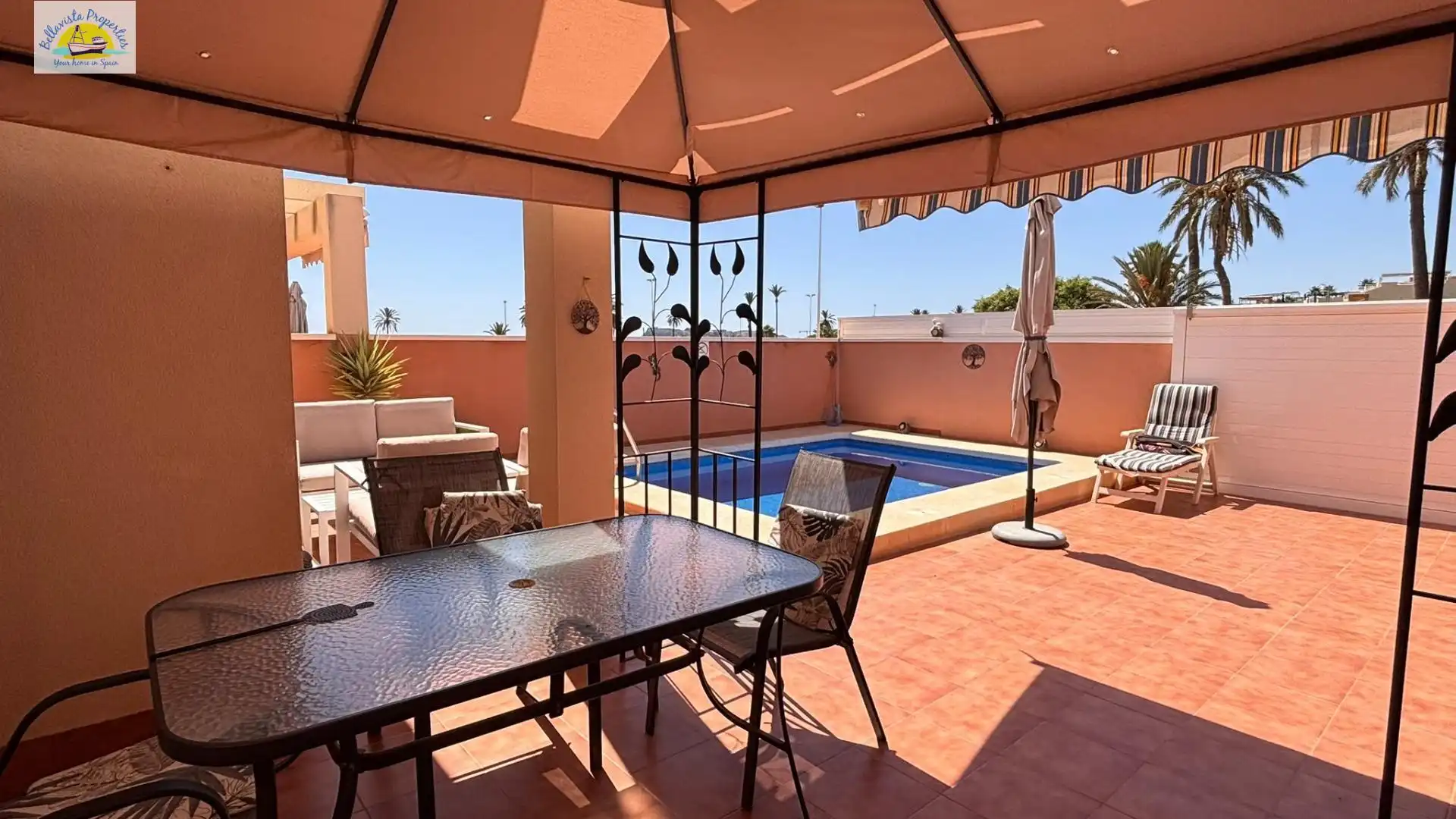 Terrassa de Casa o xalet en venda en Mazarrón amb Aire condicionat, Calefacció i Terrassa