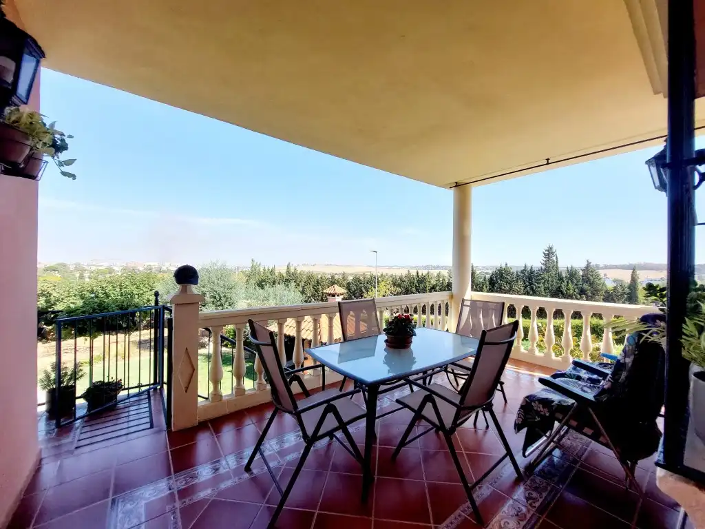 Terrassa de Casa o xalet en venda en Las Vaguadas