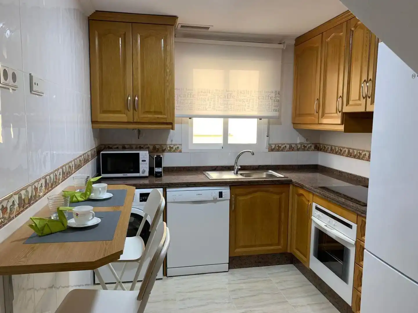 Küche von Wohnung zur Miete in El Campello mit Klimaanlage, Möbliert und Balkon