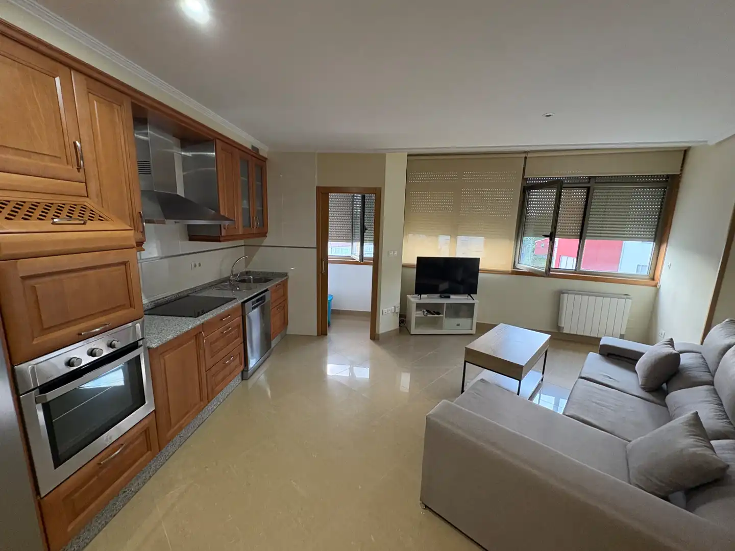 Cocina de Piso de alquiler en Ferrol con Calefacción, Parquet y Amueblado