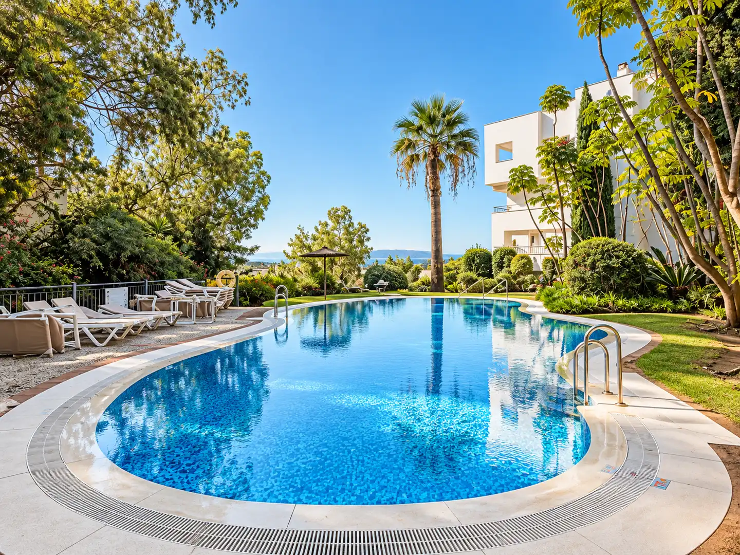 Piscina de Apartamento en venta en La Quinta
