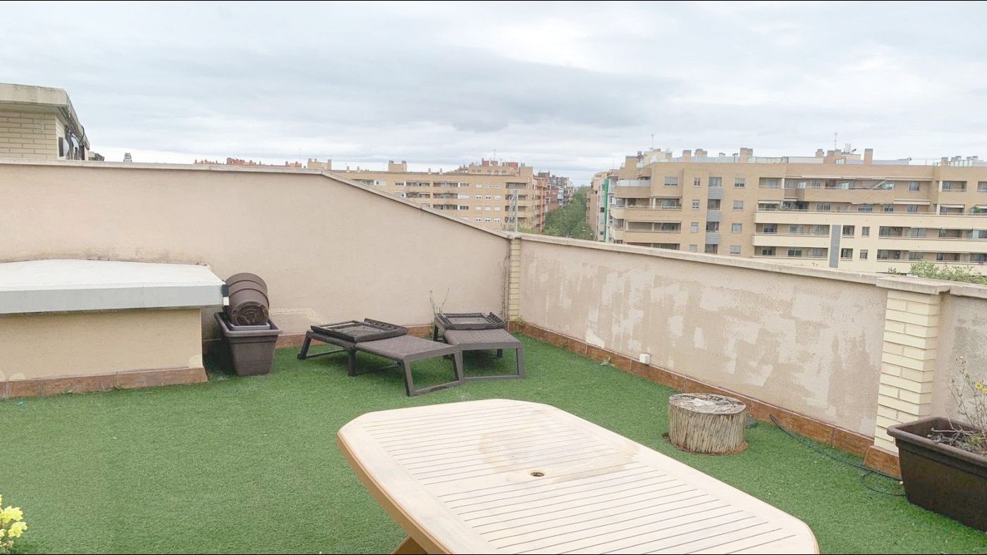 Terrace of Attic to rent in  Zaragoza Capital  with Air Conditioner, Heating and Terrace