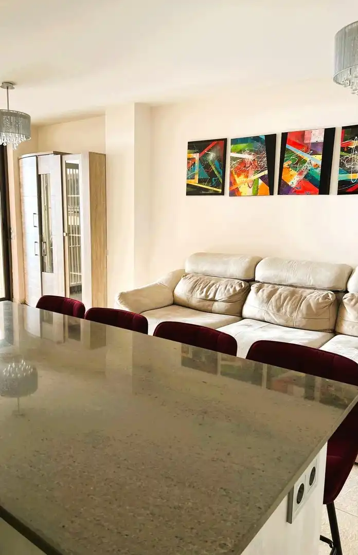 Wohnzimmer von Wohnungen zum Verkauf in Escalona mit Klimaanlage, Heizung und Privatgarten