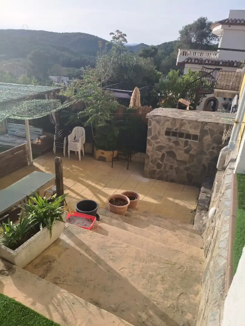 Terrace of Detached homes for sale in Sant Pere de Ribes  with Air Conditioner, Heating and Private garden