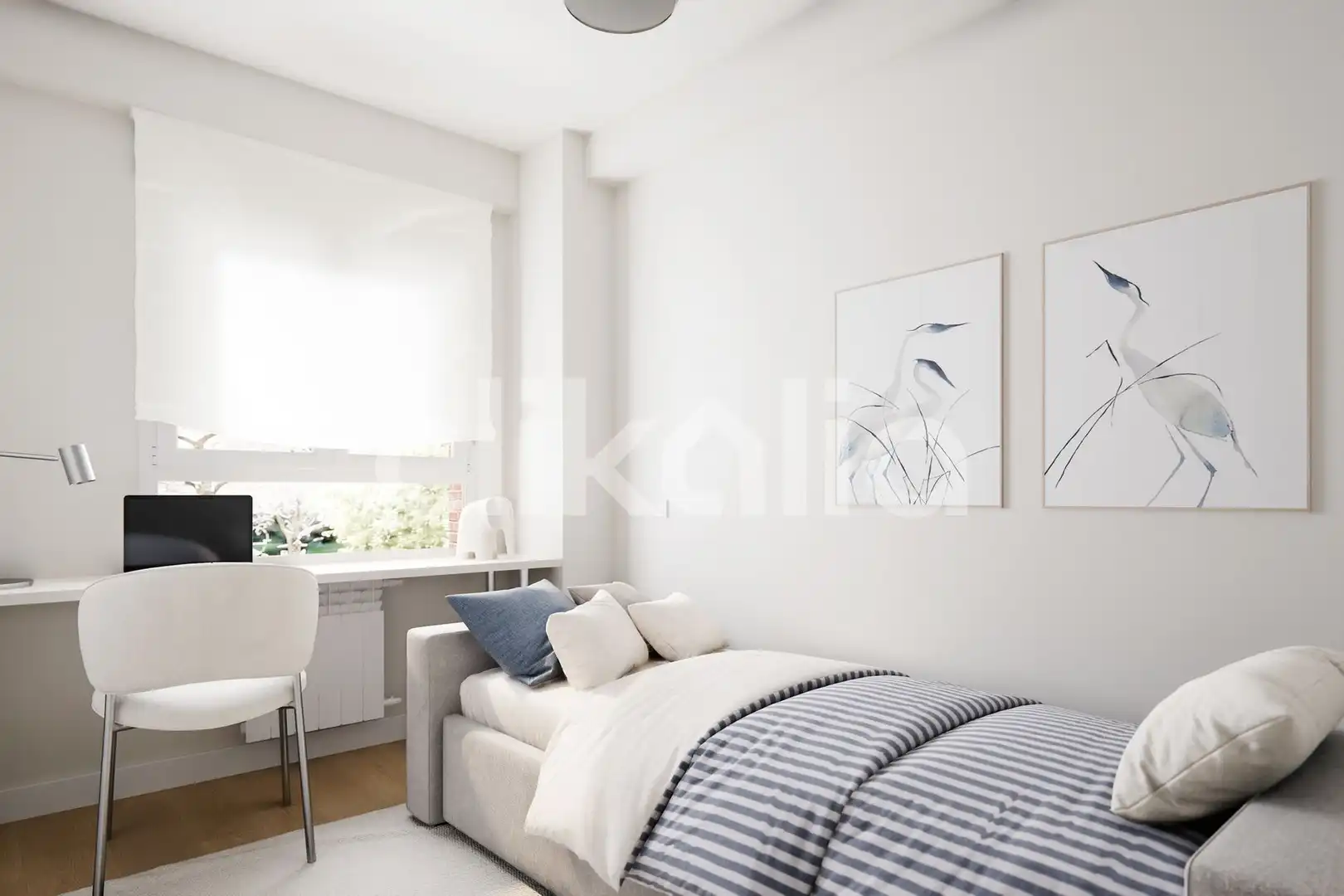 Bedroom of Flat for sale in Madrid  with Air Conditioner, Heating and Terrace