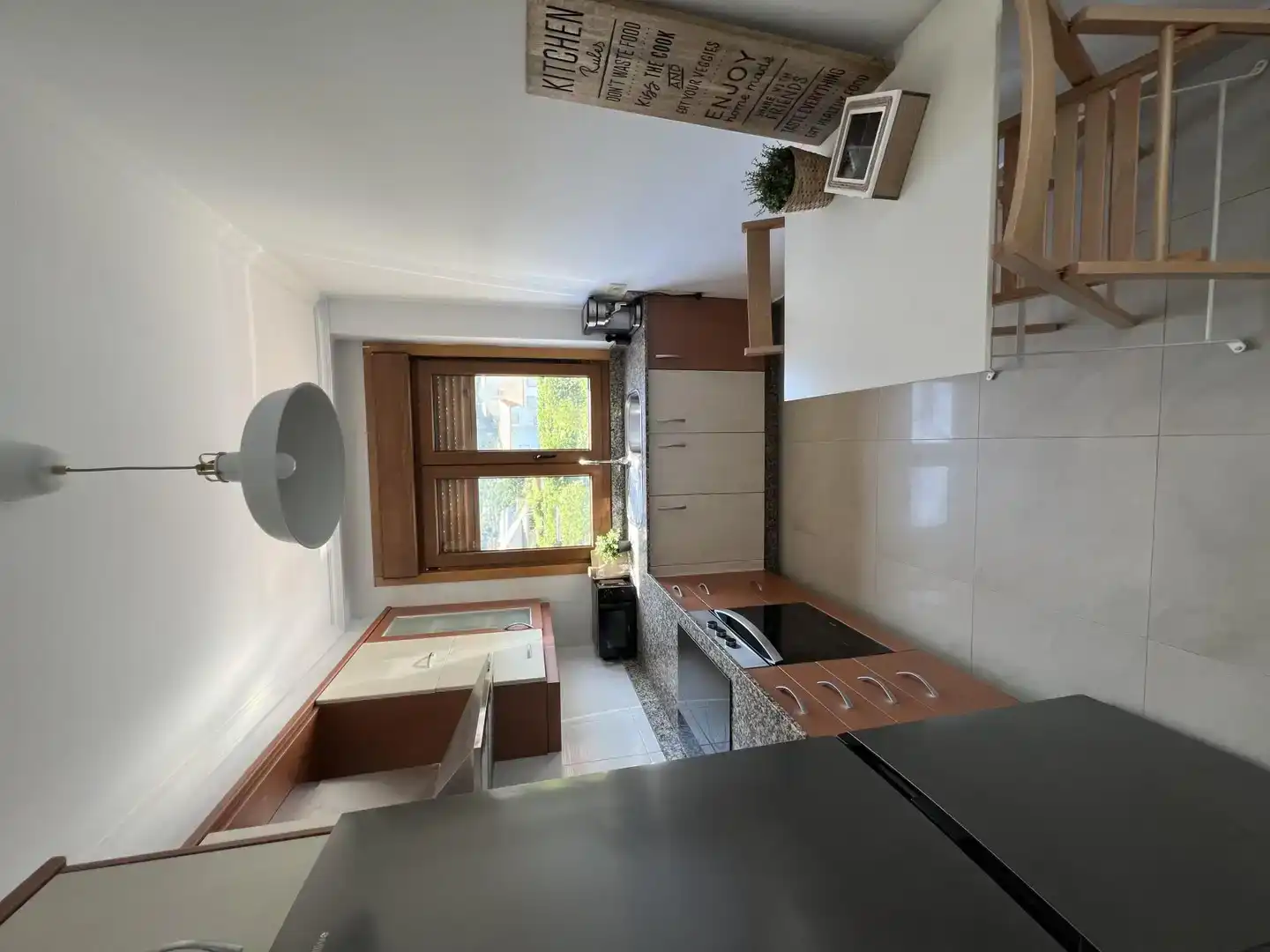 Kitchen of Flat for rent in Sanxenxo  with Furnished