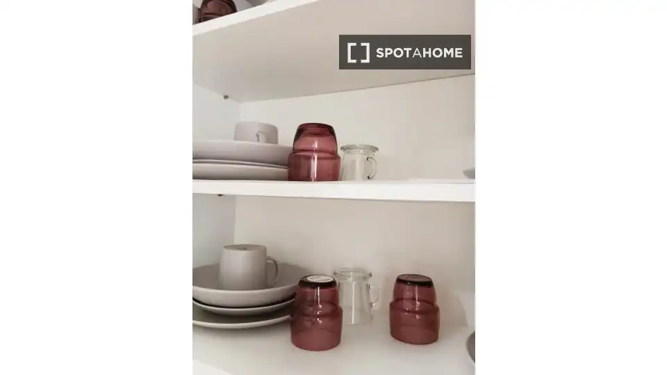 Kitchen of Flat for rent in Valencia  with Air Conditioner, Heating and Furnished