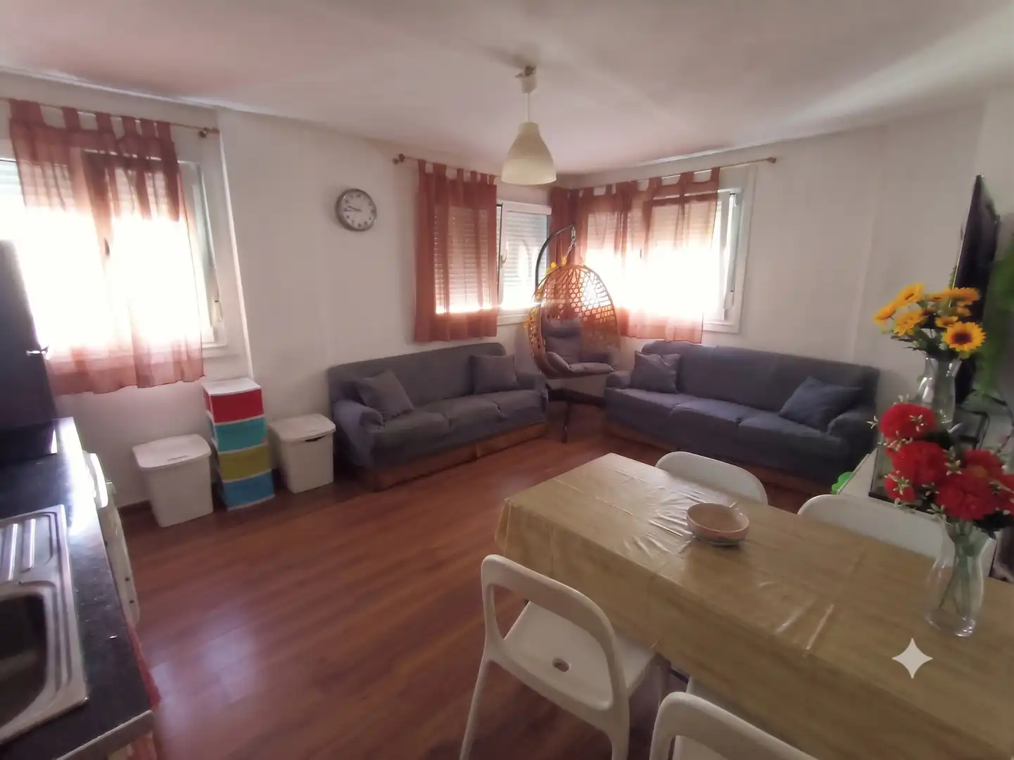 Sala d'estar de Pis en venda en A Coruña Capital  amb Moblat