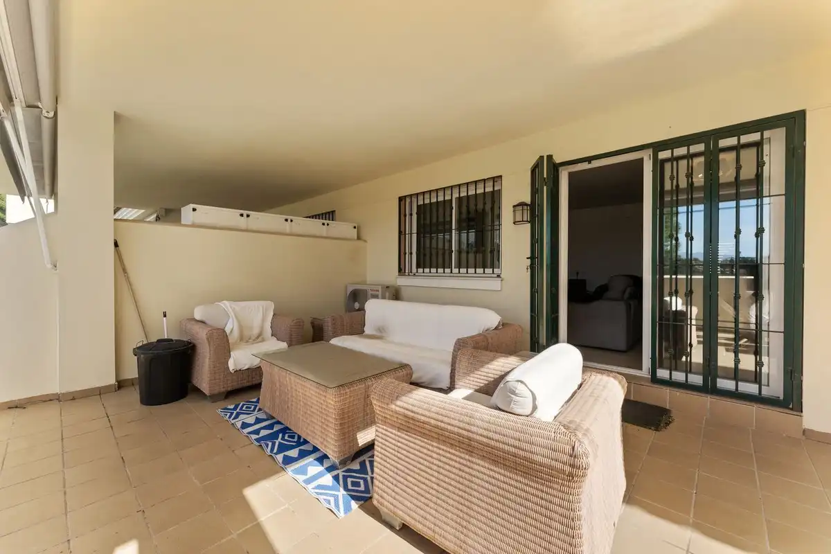 Terraza de Apartamento en venta en Mijas con Aire acondicionado, Jardín privado y Terraza