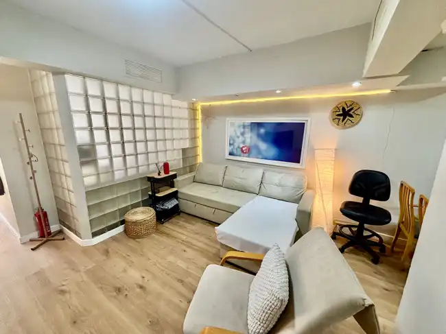 Sala de estar de Piso de alquiler en Madrid con Aire acondicionado, Calefacción y Amueblado