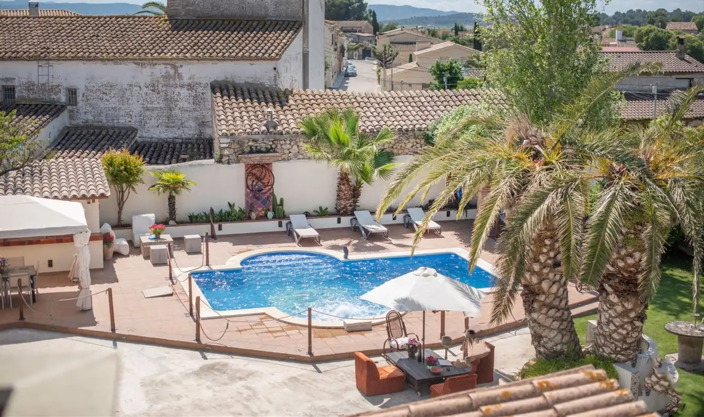Piscina de Casa o chalet en venta en Vilobí del Penedès con Aire acondicionado, Calefacción y Terraza
