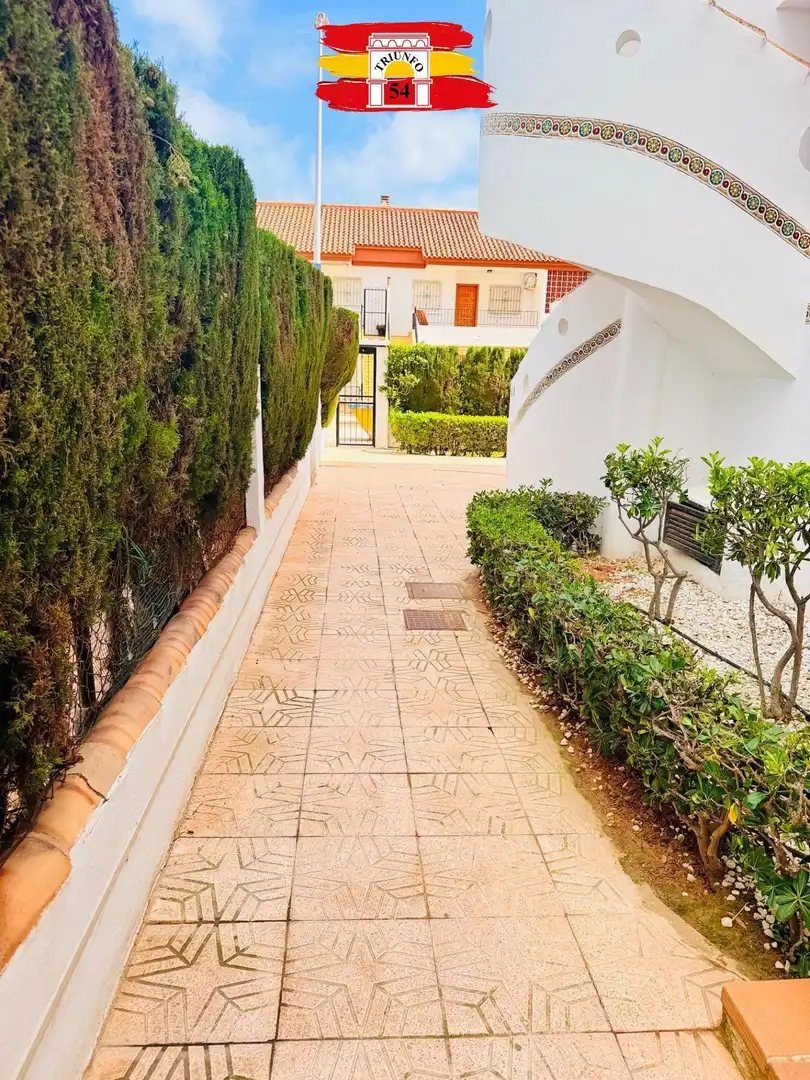Terrace of Flat for sale in Pilar de la Horadada  with Air Conditioner, Furnished and Balcony