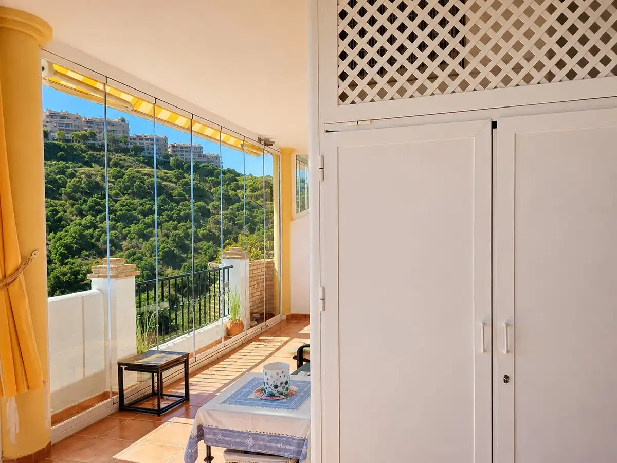 Balcony of Apartments for sale in Mijas  with Air Conditioner, Heating and Terrace