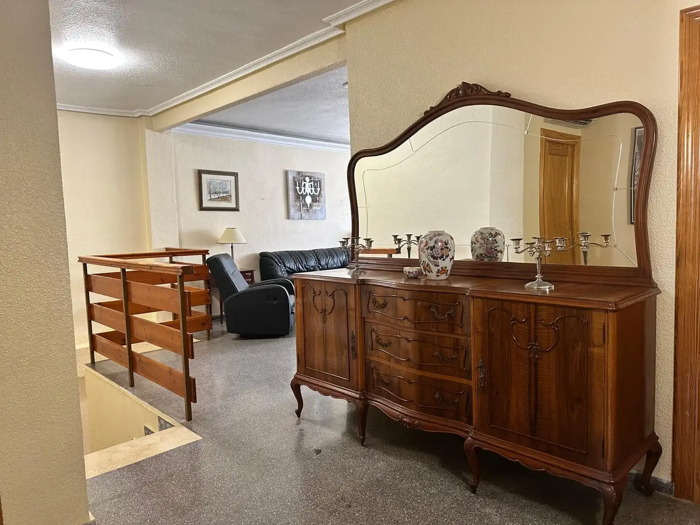 Sala de estar de Casa adosada de alquiler en Torre-Pacheco con Aire acondicionado, Terraza y Amueblado