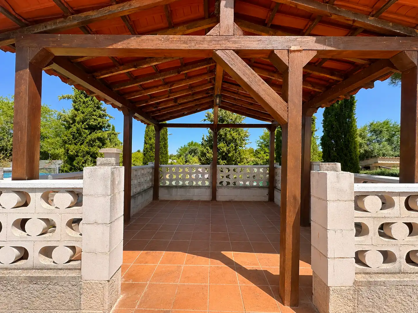 Terraza de Casa o chalet en venta en Nuevo Baztán con Aire acondicionado, Calefacción y Jardín privado