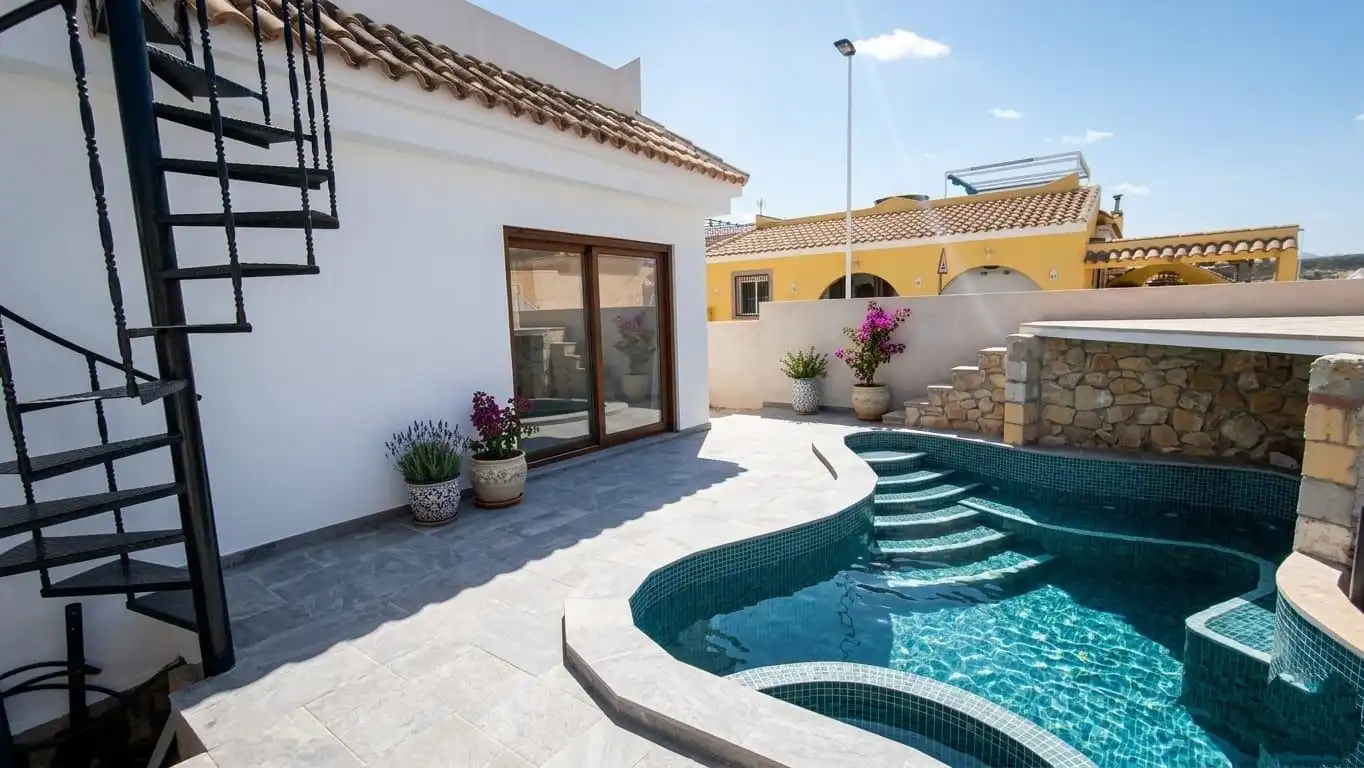 Swimming pool of Houses for sale in Mazarrón  with Terrace and Swimming Pool