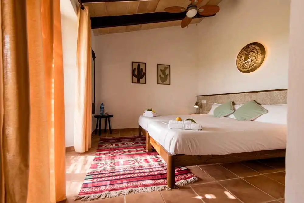 Schlafzimmer von Country house zum Verkauf in Felanitx mit Klimaanlage, Heizung und Privatgarten