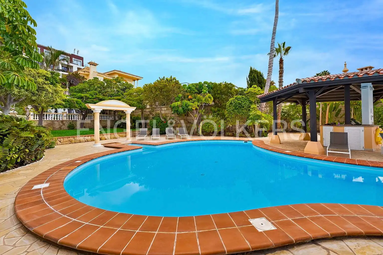 Swimming pool of Houses for sale in Costa Adeje