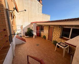 Terrace of Single-family semi-detached for sale in Cariñena  with Heating, Terrace and Storage room