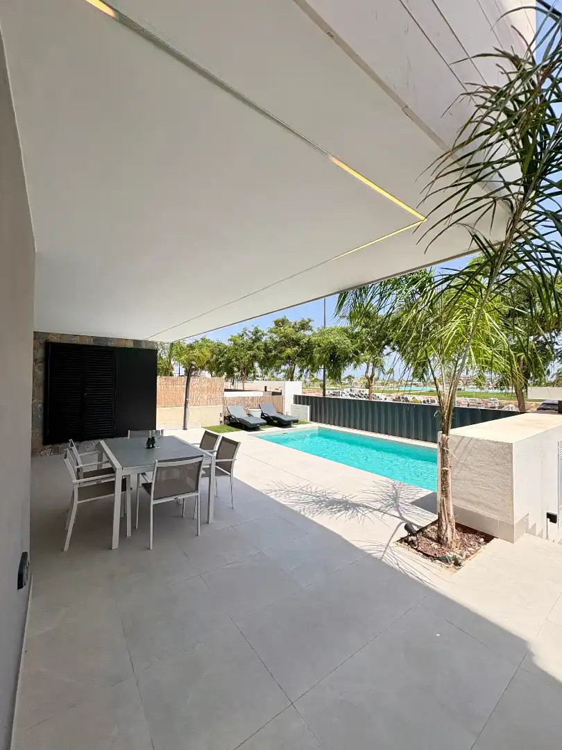 Terrassa de Casa o xalet en venda en Torre-Pacheco amb Aire condicionat, Calefacció i Jardí privat