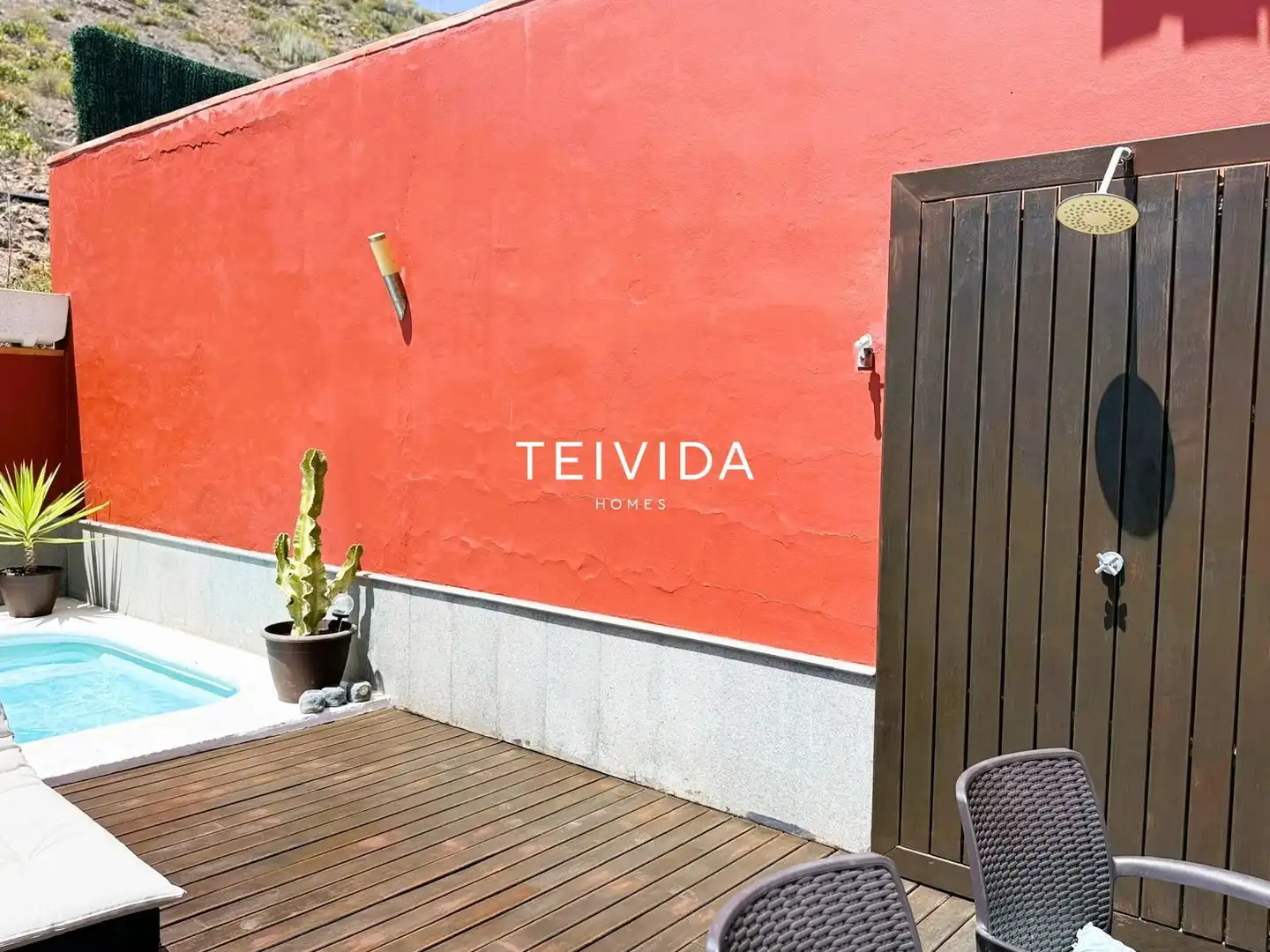 Terrace of Flat for rent in Adeje  with Air Conditioner, Terrace and Swimming Pool