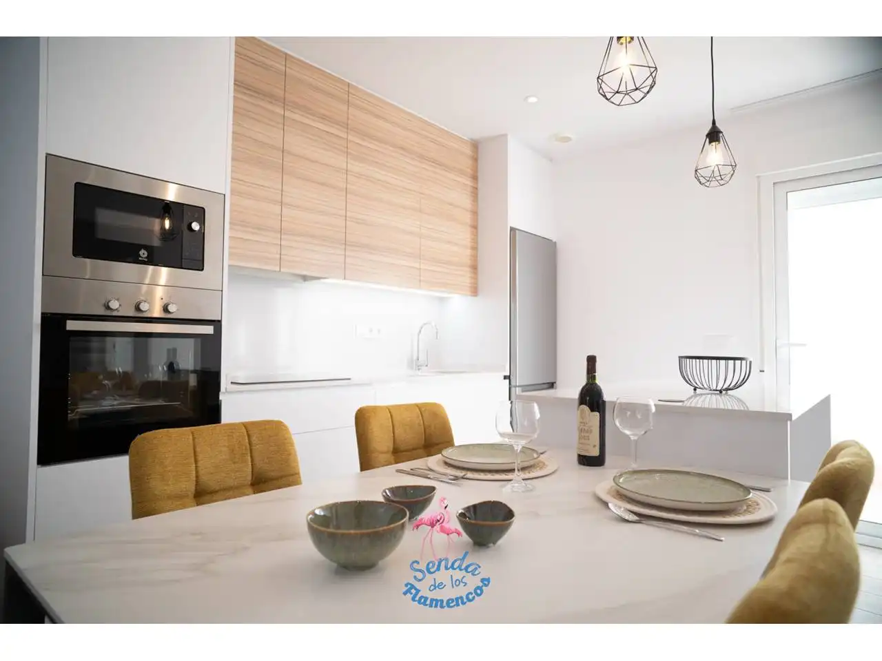 Küche von Wohnung zum Verkauf in San Javier mit Klimaanlage, Terrasse und Schwimmbad