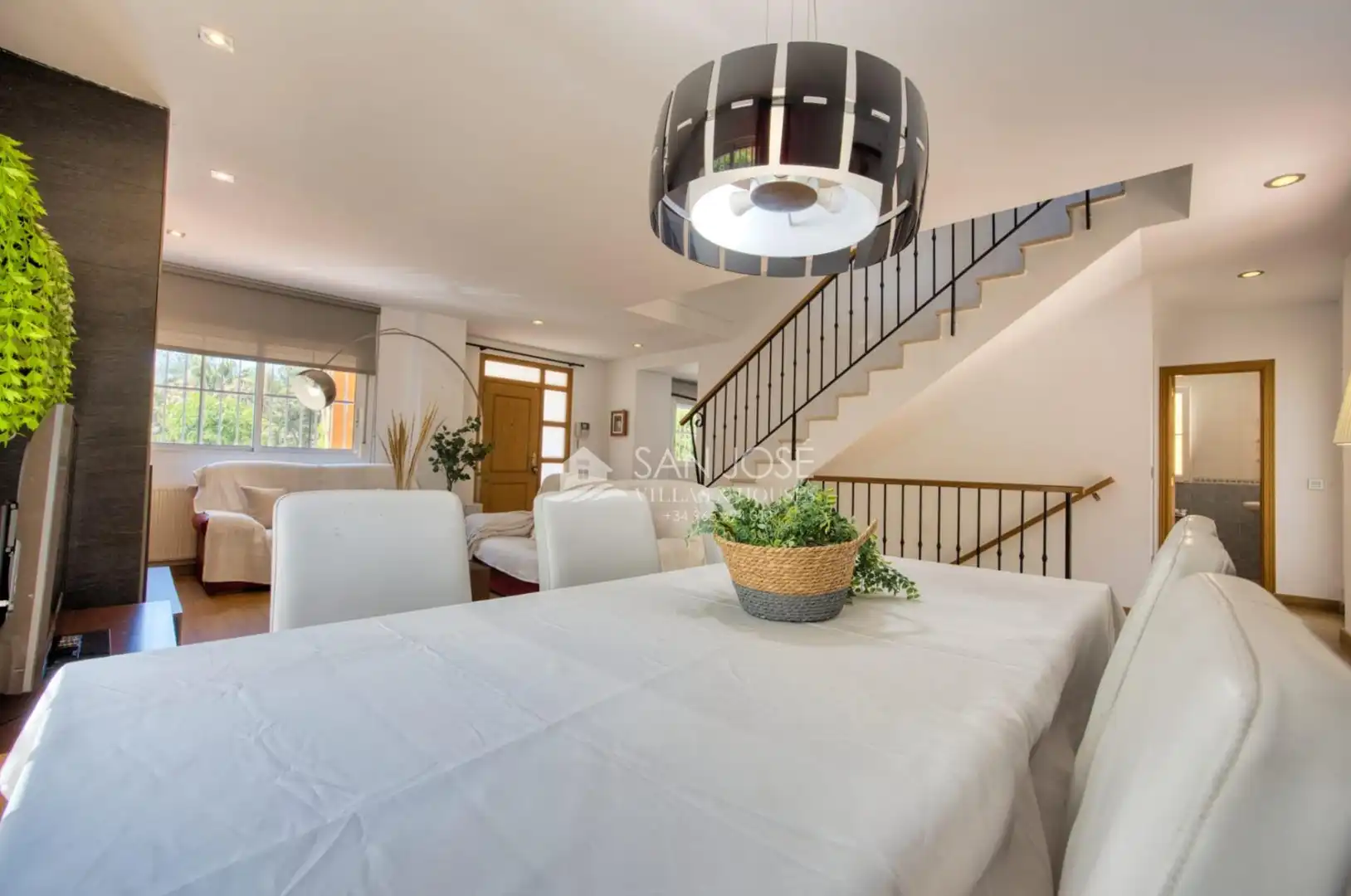 Dining room of Houses for sale in Aspe  with Air Conditioner, Heating and Private garden