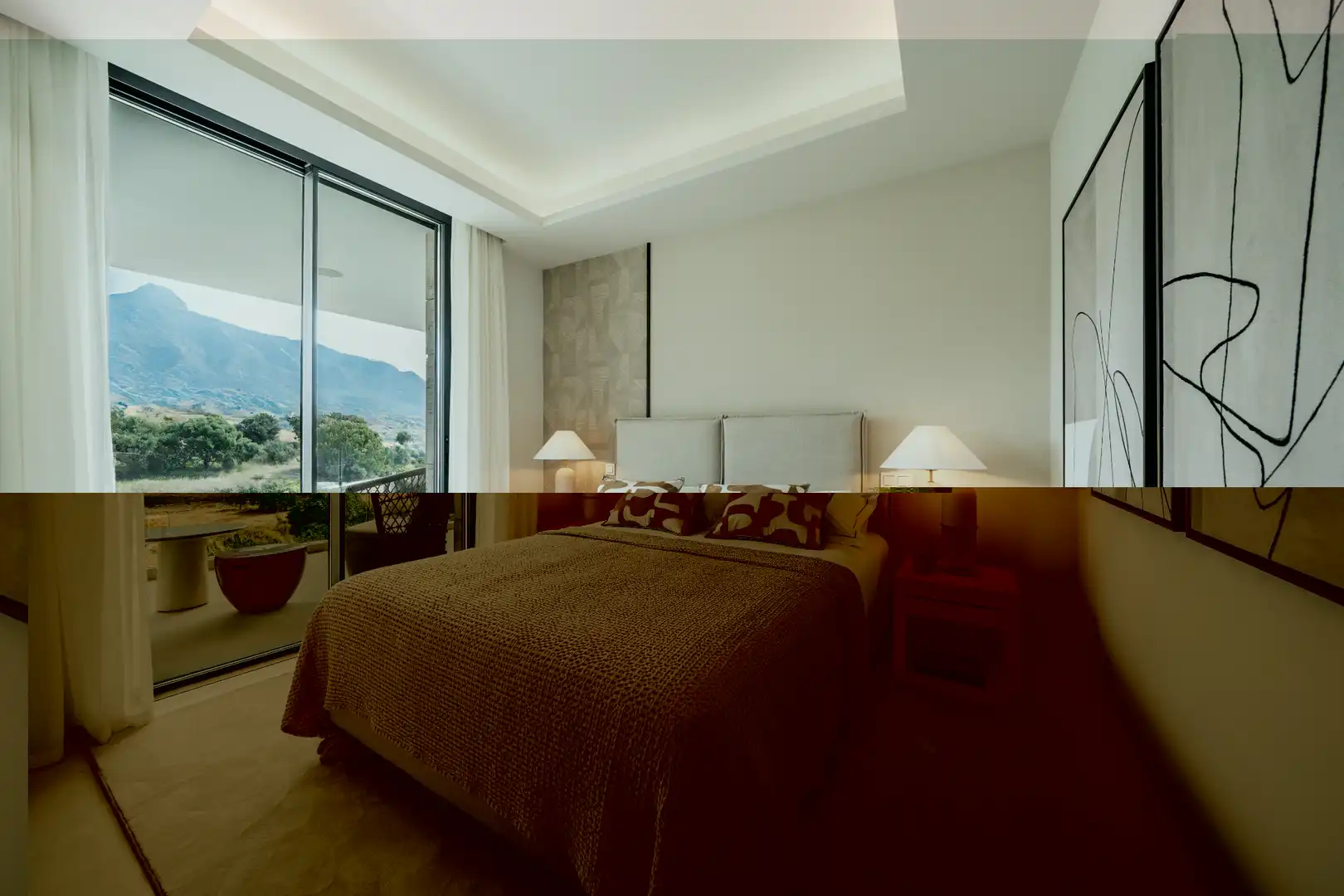 Bedroom of Flat for sale in Marbella  with Air Conditioner, Private garden and Terrace