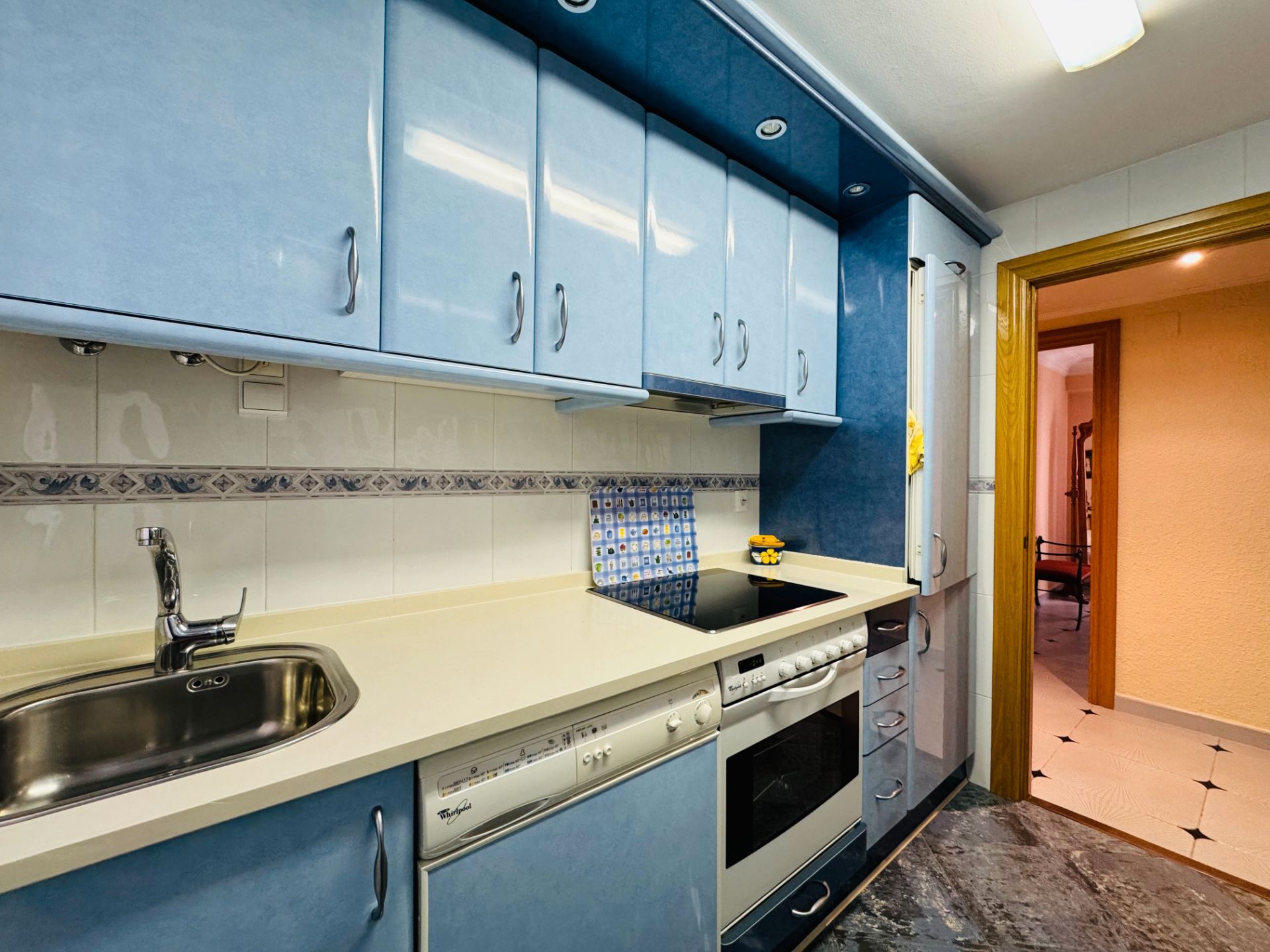 Kitchen of Flat for sale in  Zaragoza Capital  with Furnished, Oven and Washing machine