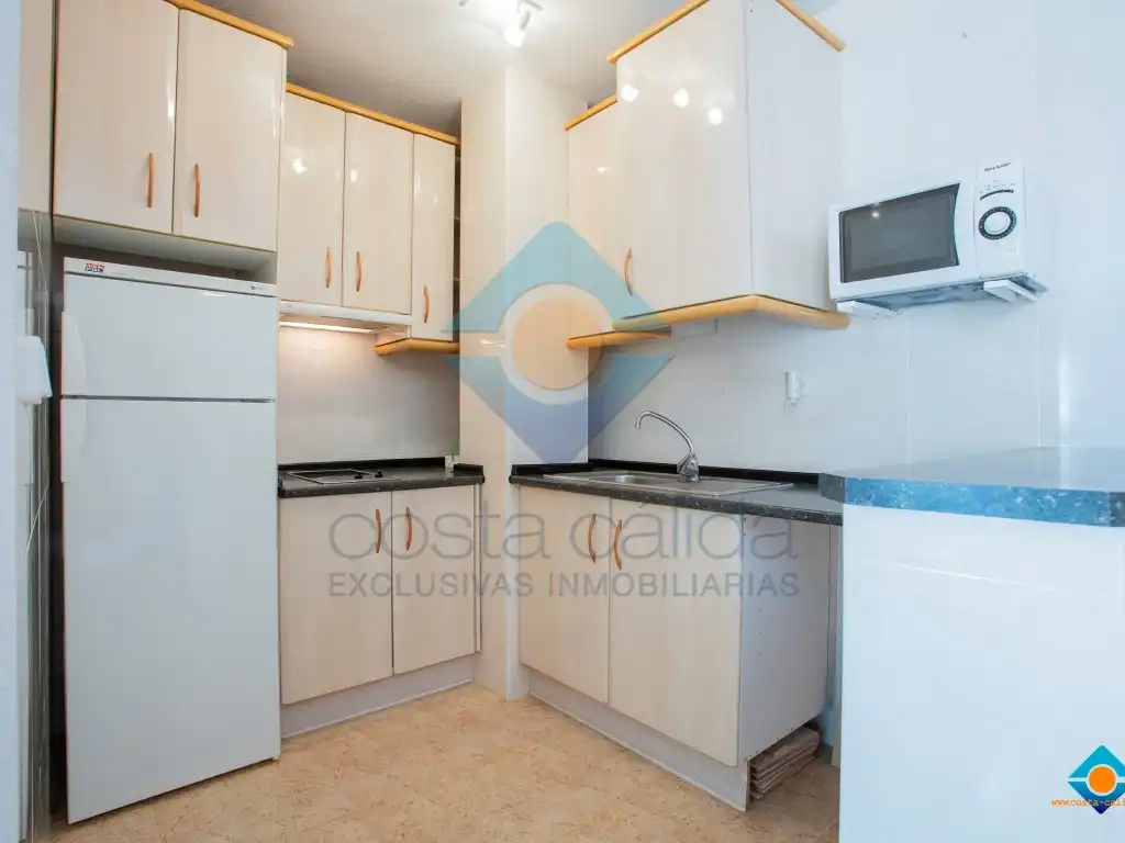Kitchen of Flat for sale in Mazarrón  with Air Conditioner, Private garden and Terrace