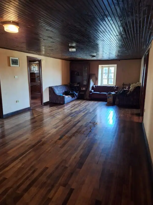 Sala de estar de Casa adosada en venta en Markina-Xemein con Jardín privado