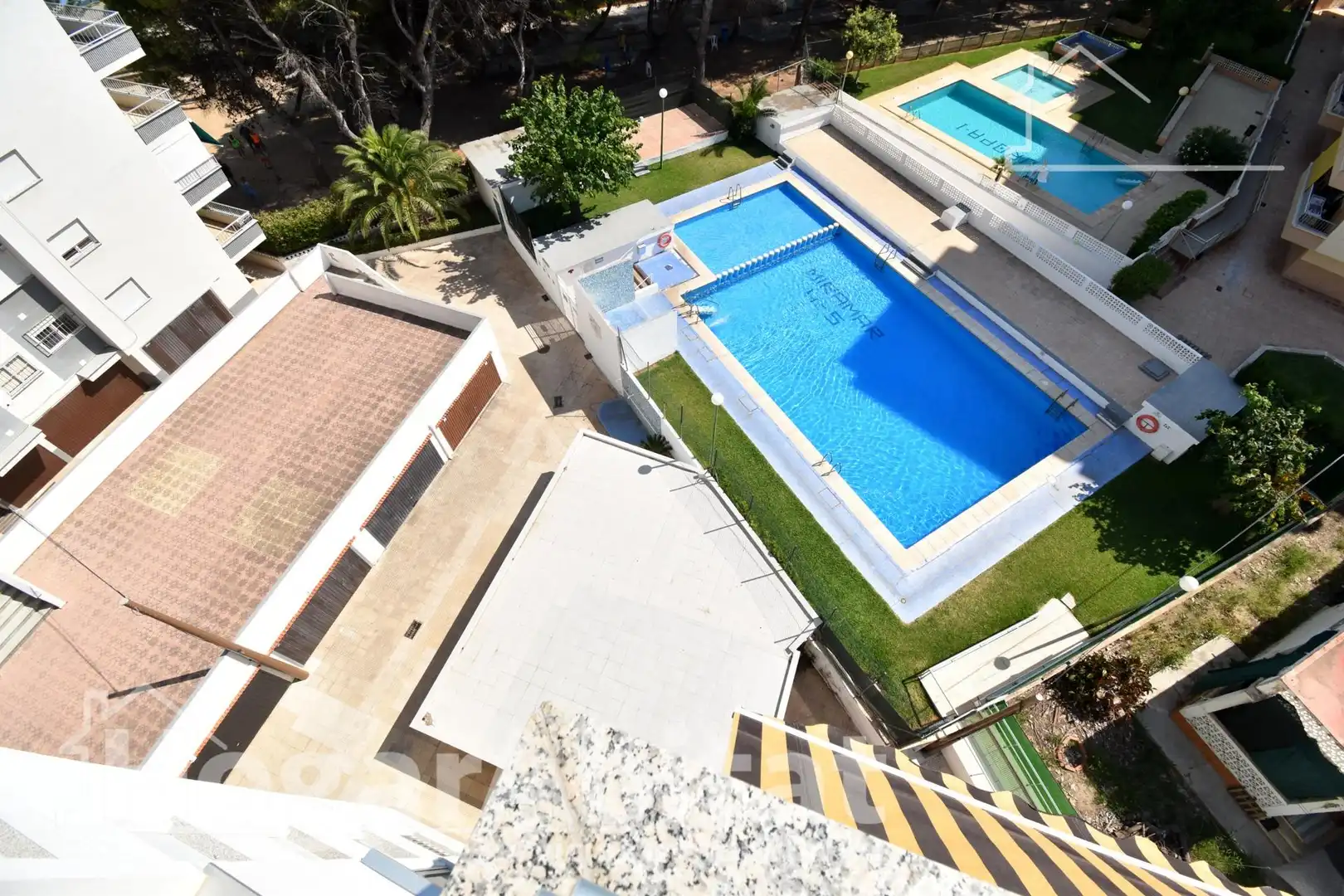 Swimming pool of Flat for sale in Miramar  with Air Conditioner, Terrace and Balcony