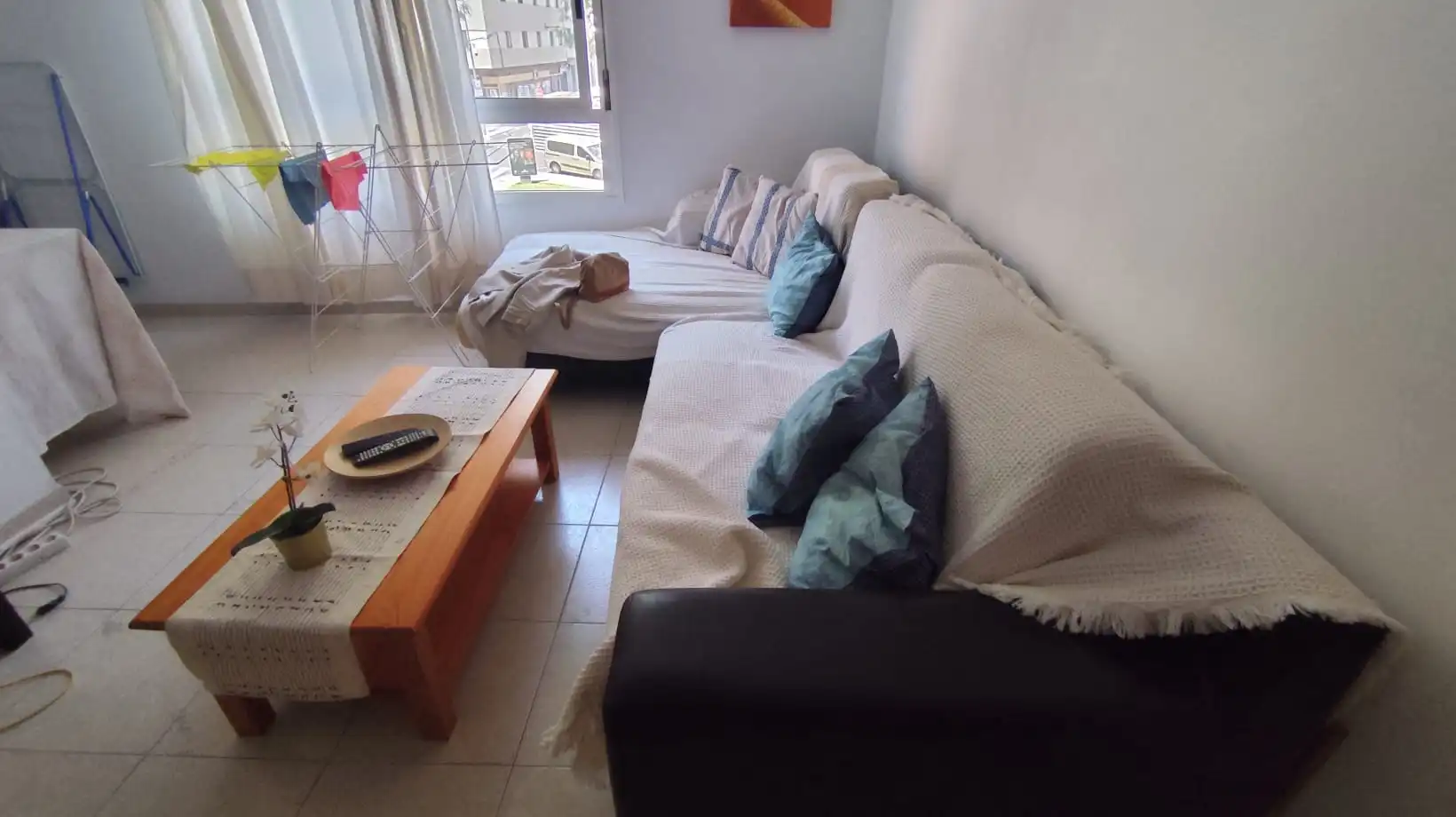 Sala d'estar de Pis de lloguer en San Cristóbal de la Laguna amb Moblat, Forn i Rentadora