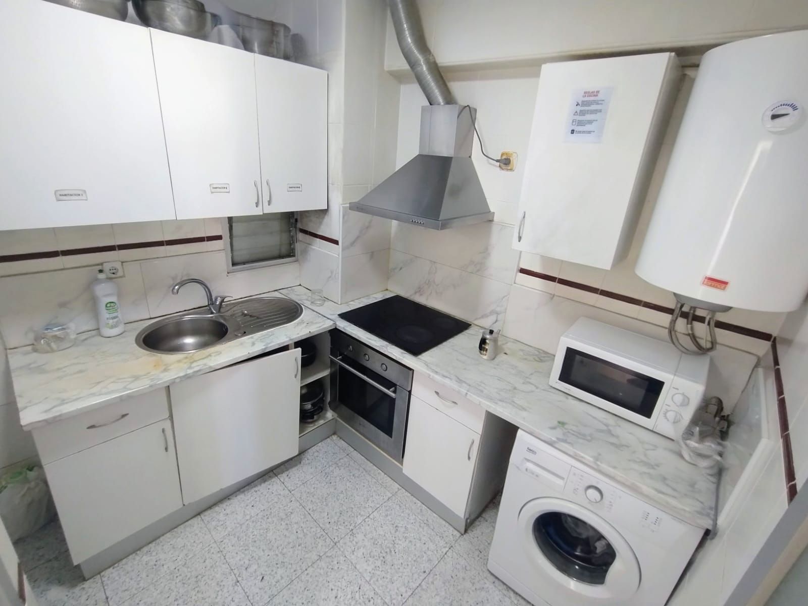 Kitchen of Flat for sale in  Murcia Capital  with Air Conditioner, Heating and Furnished