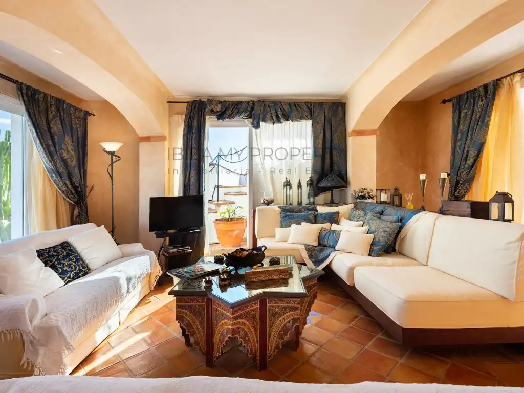 Sala de estar de Ático en venta en Eivissa con Aire acondicionado, Terraza y Amueblado