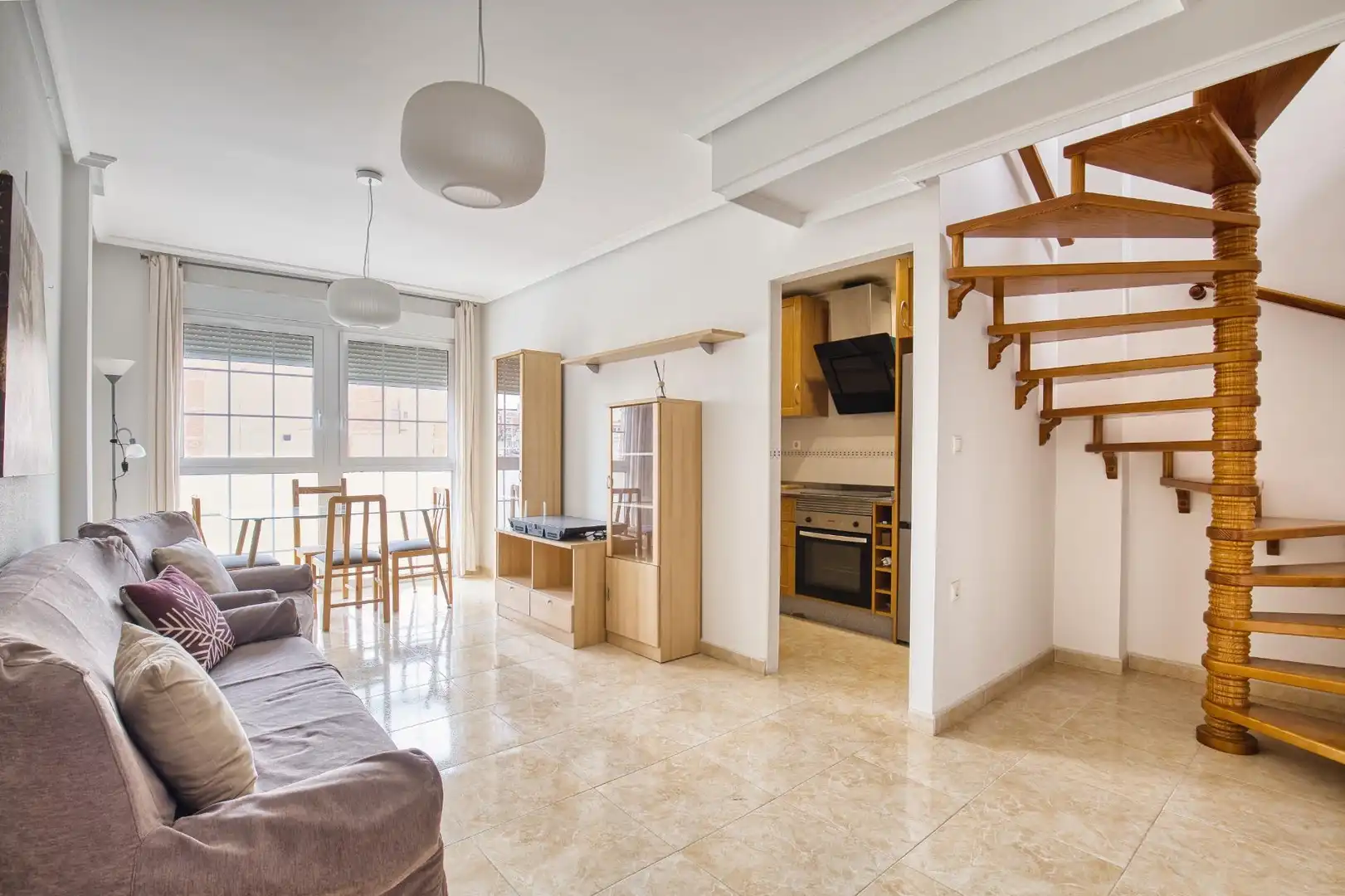 Sala de estar de Casa adosada en venta en Abanilla con Aire acondicionado, Terraza y Trastero