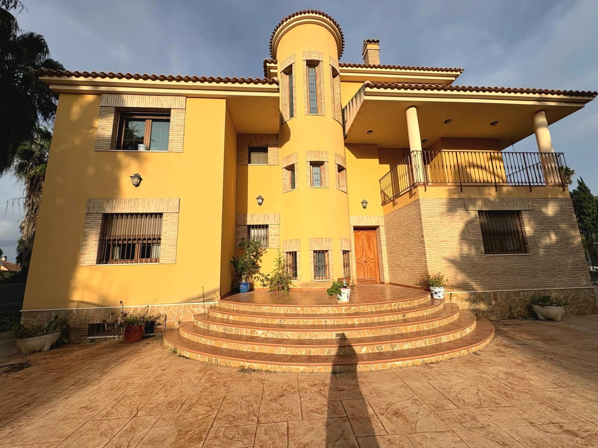 Vista exterior de Casa o xalet en venda en  Murcia Capital amb Aire condicionat, Calefacció i Jardí privat