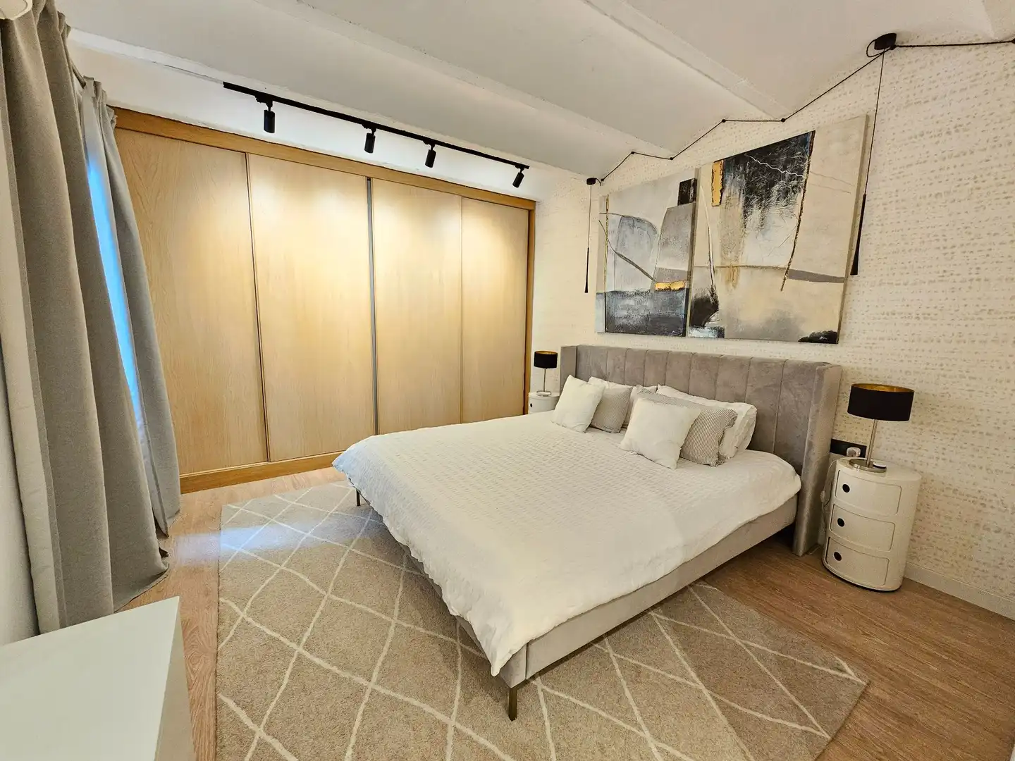 Bedroom of Flat for rent in Barcelona  with Air Conditioner and Furnished