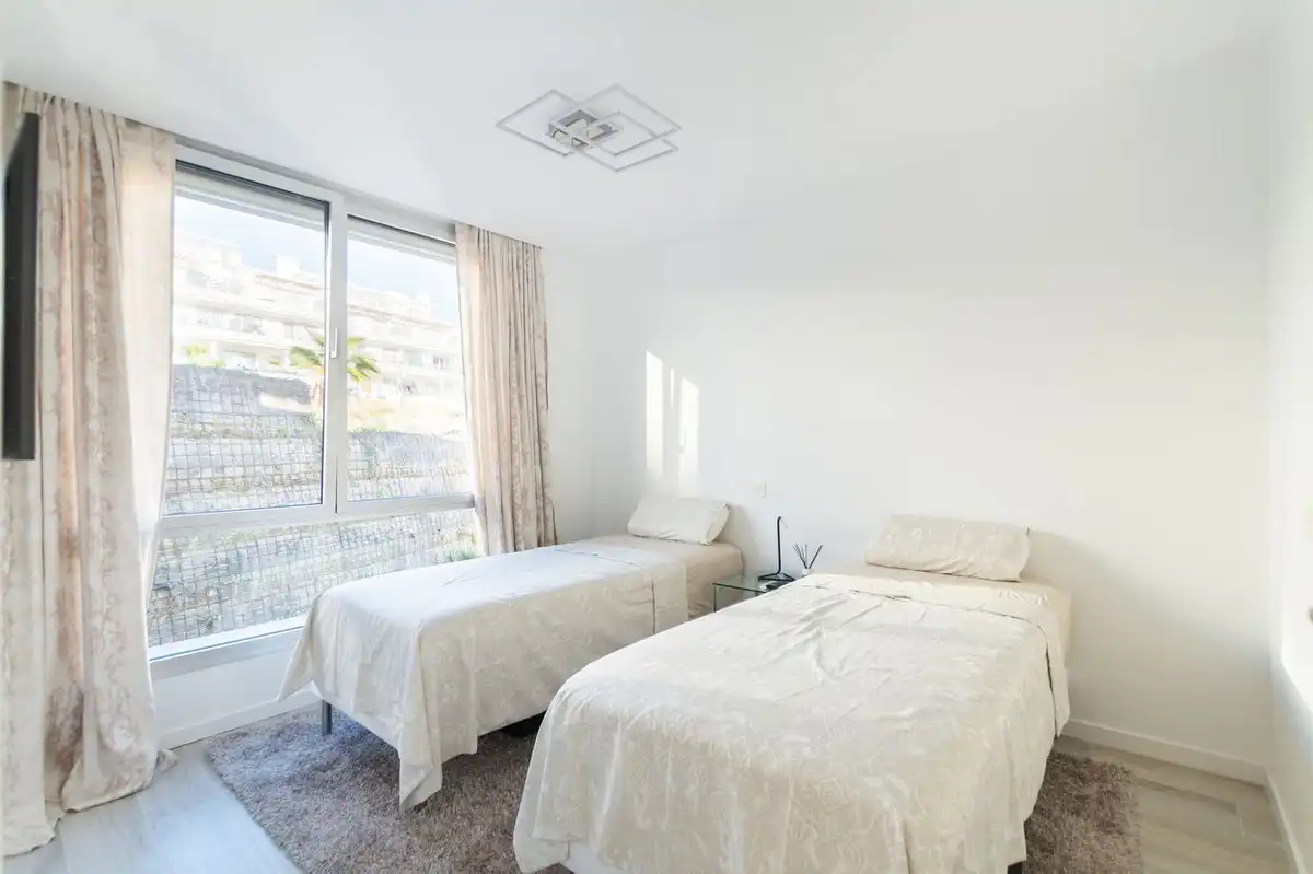 Bedroom of Detached homes for sale in Estepona  with Air Conditioner, Terrace and Swimming Pool