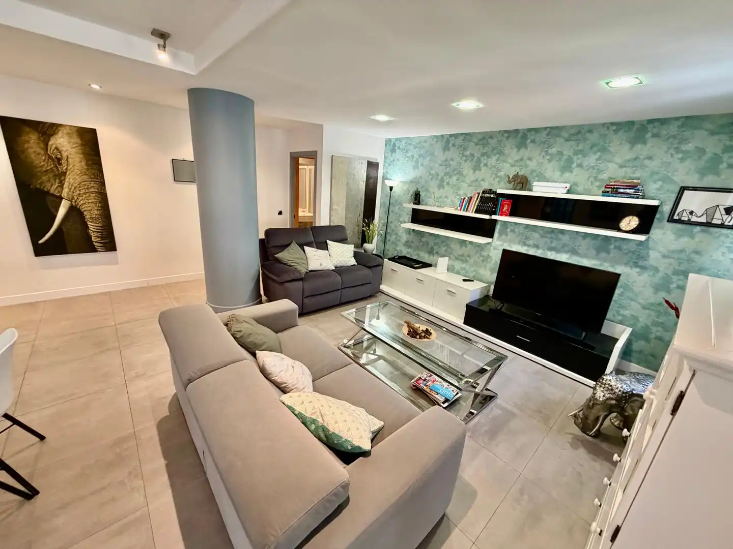 Sala de estar de Ático en venta en Rivas-Vaciamadrid con Aire acondicionado, Calefacción y Terraza