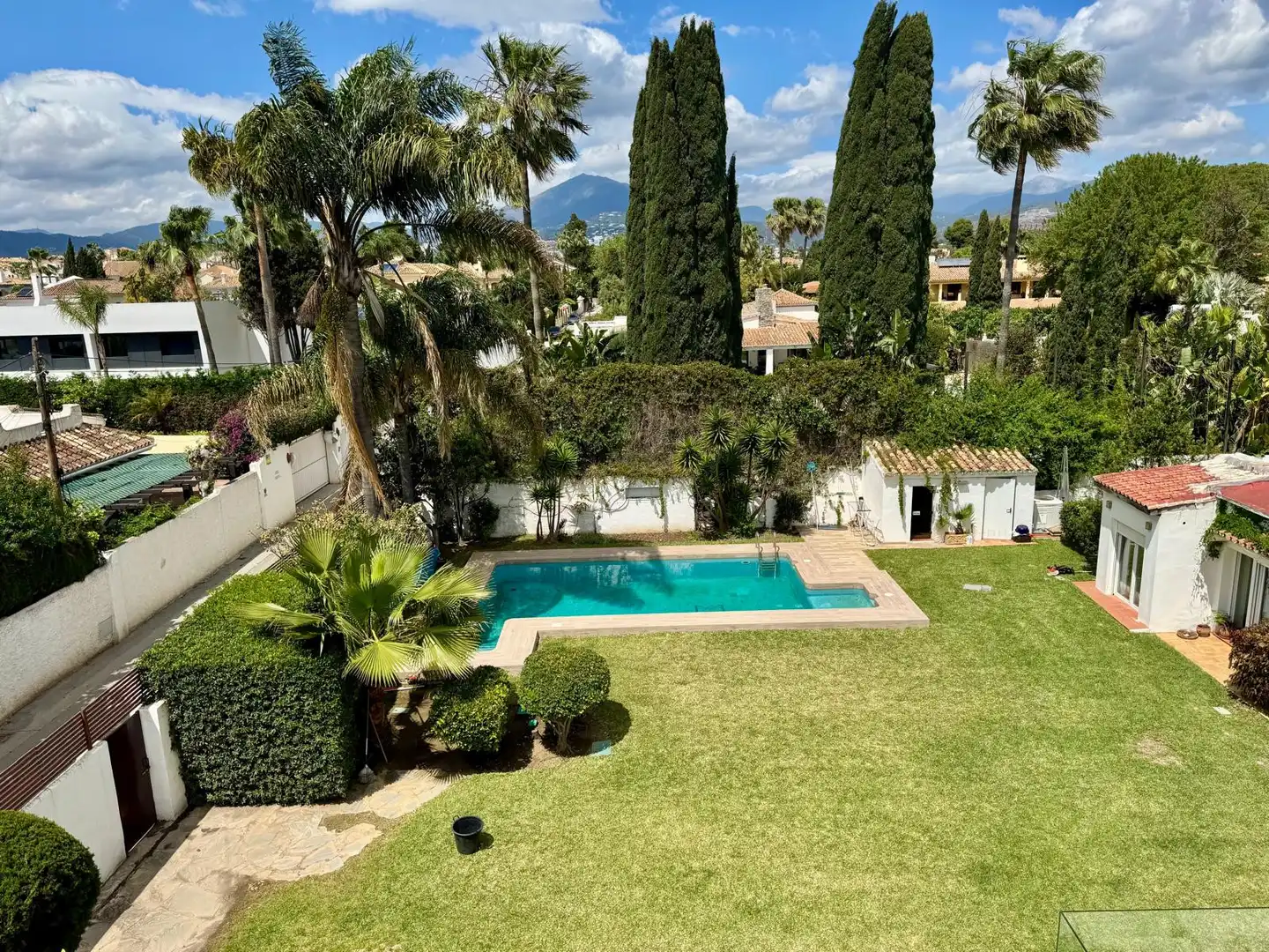 Jardí de Casa o xalet de lloguer en Marbella amb Aire condicionat, Calefacció i Jardí privat