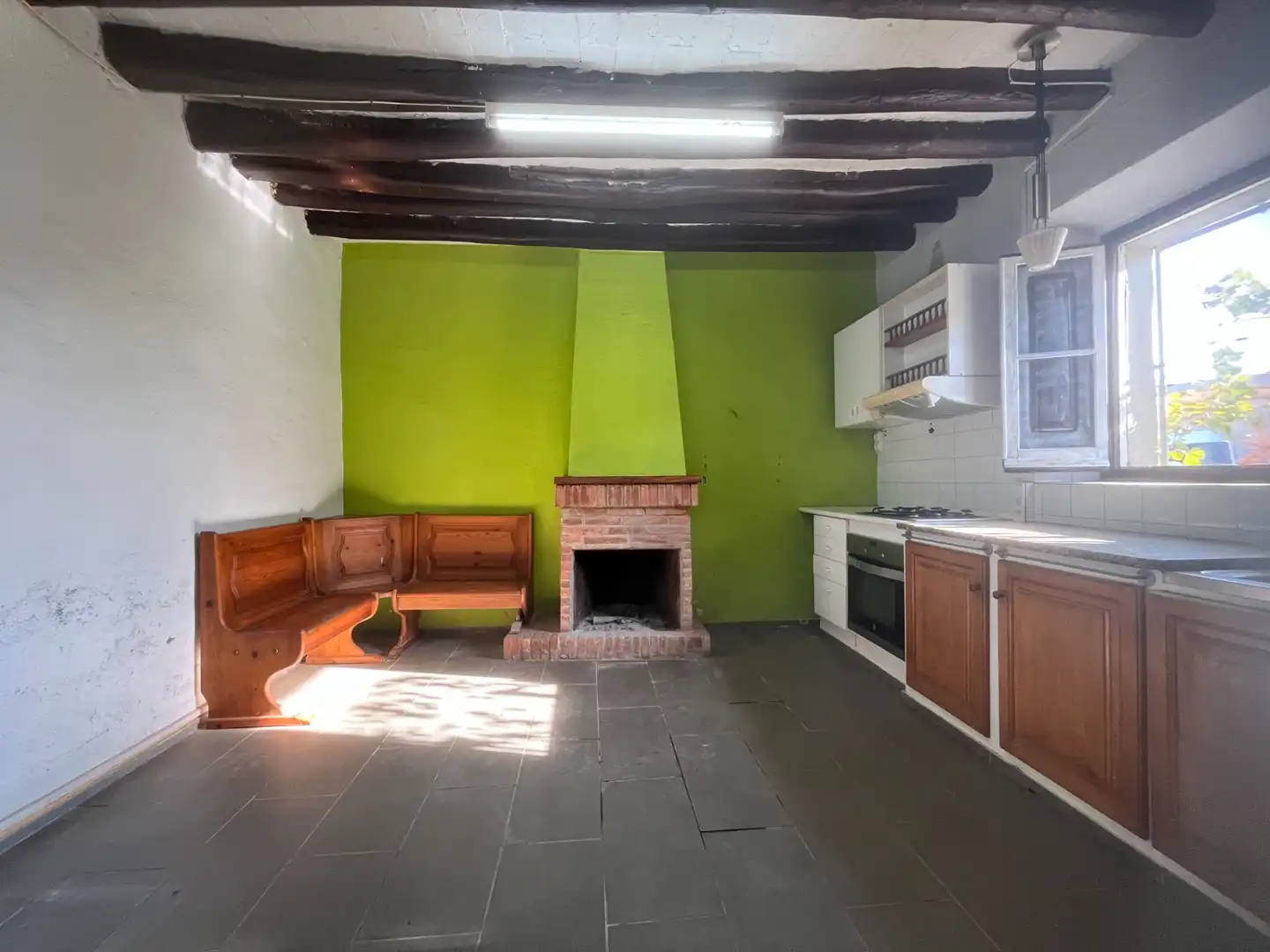 Cocina de Finca rústica en venta en La Cellera de Ter