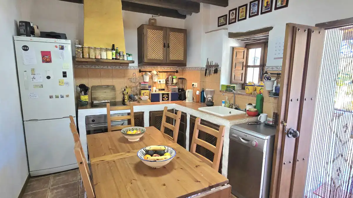 Kitchen of Detached homes for sale in Almáchar  with Air Conditioner, Terrace and Furnished
