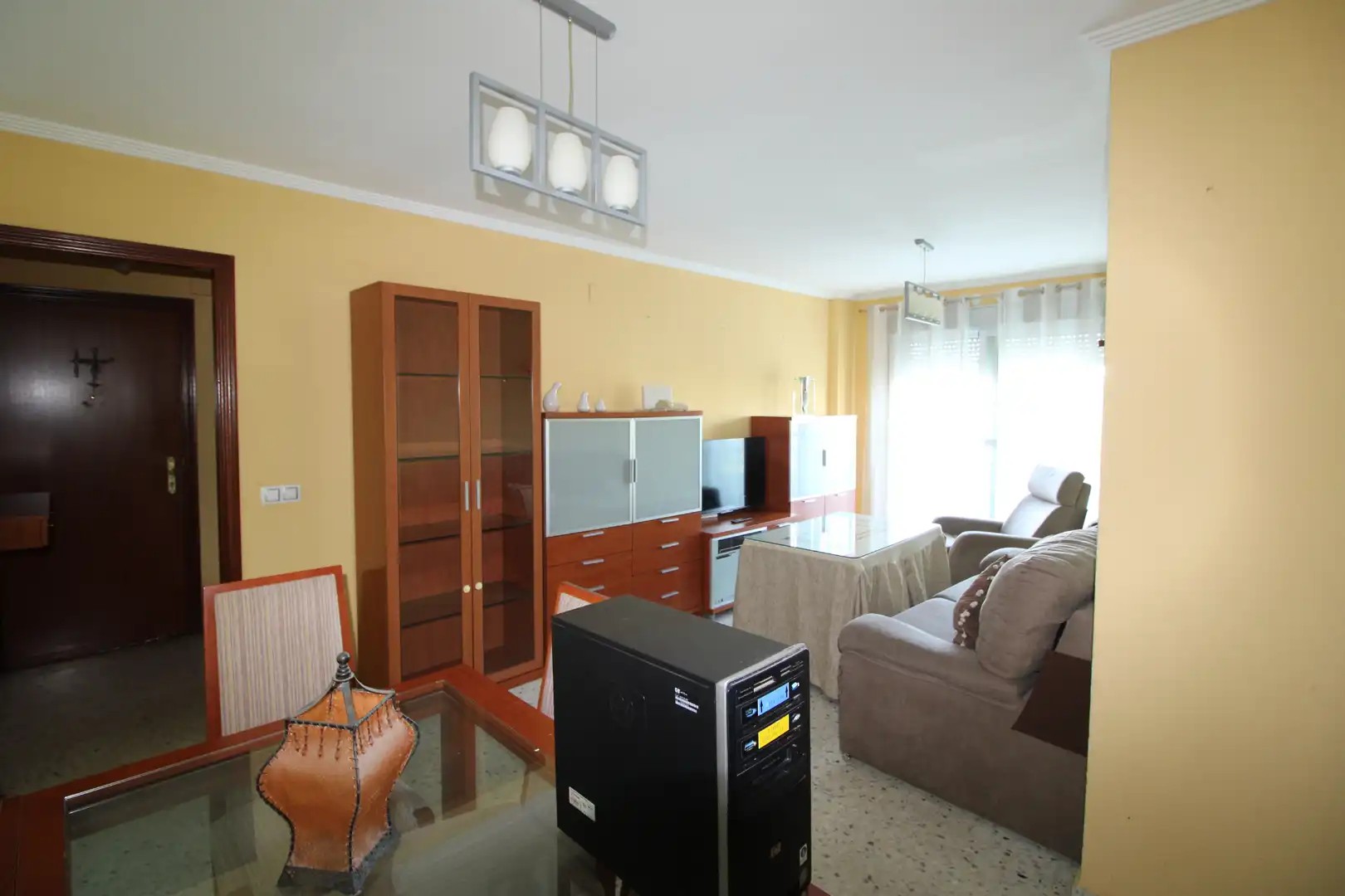 Sala de estar de Piso en venta en Huelva con Aire acondicionado, Calefacción y Horno