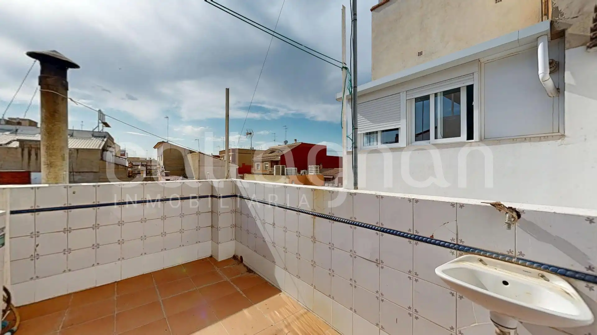 Terraza de Casa adosada en venta en Benetússer con Aire acondicionado, Calefacción y Terraza