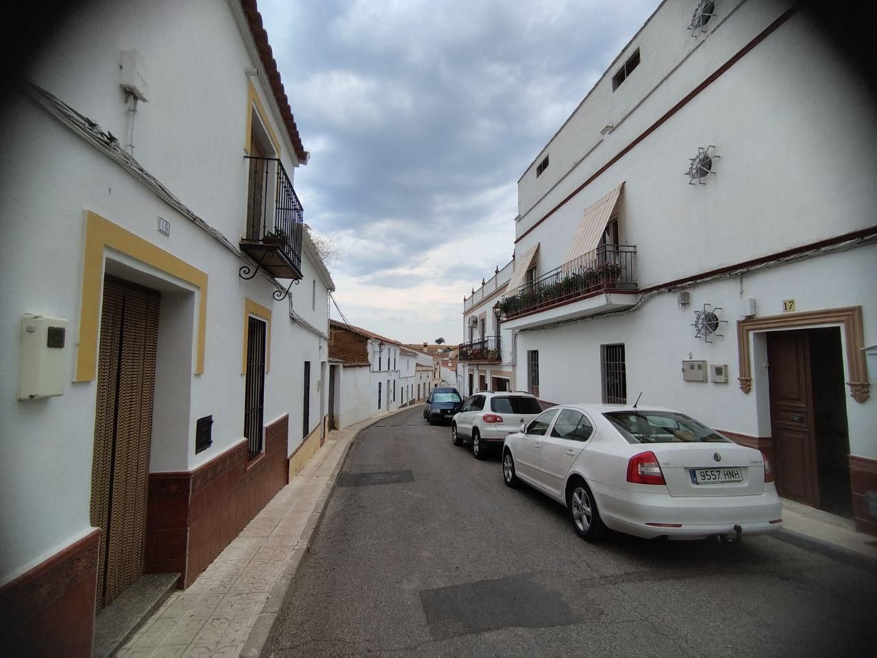 Exterior view of Single-family semi-detached for sale in El Real de la Jara  with Private garden
