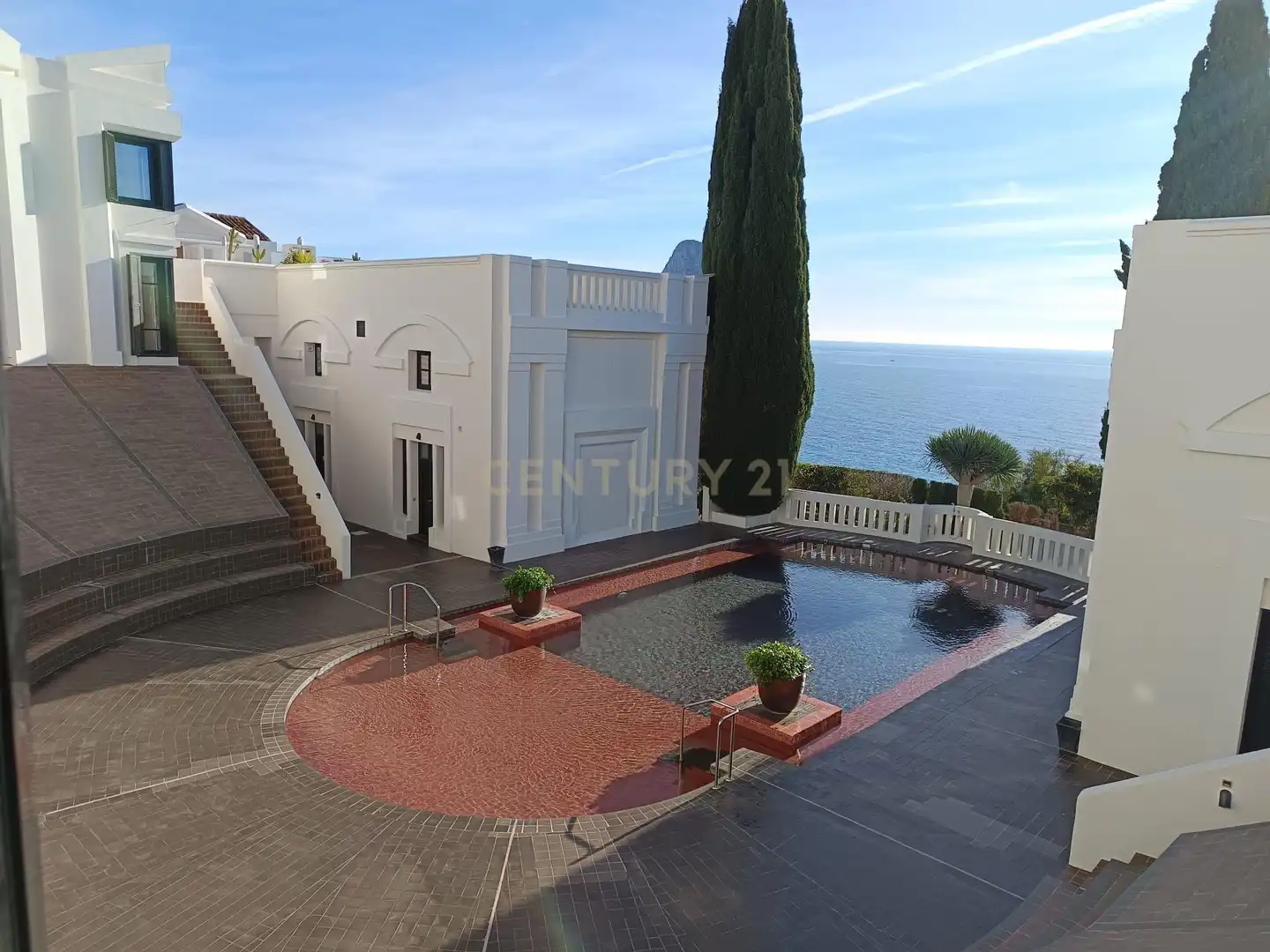 Terrasse von Maisonette zum Verkauf in Calpe / Calp mit Klimaanlage, Waschmaschine und Balkon